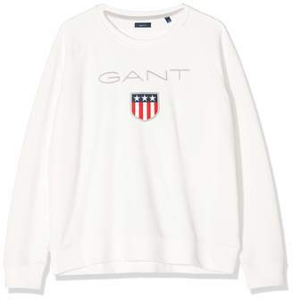 Gant Women's Shield Logo C-Neck Sweat Sweatshirt