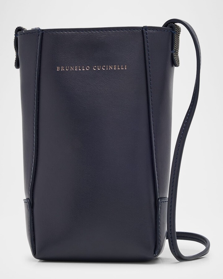 Duo Leather Phone Crossbody Bag