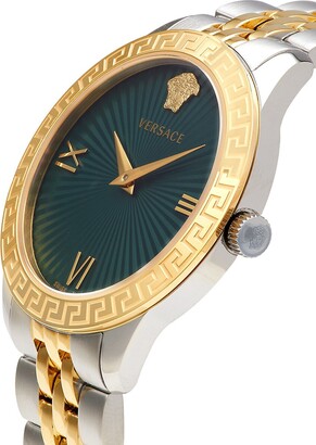 Versace 38MM Two-Tone Stainless Steel Bracelet Watch - ShopStyle