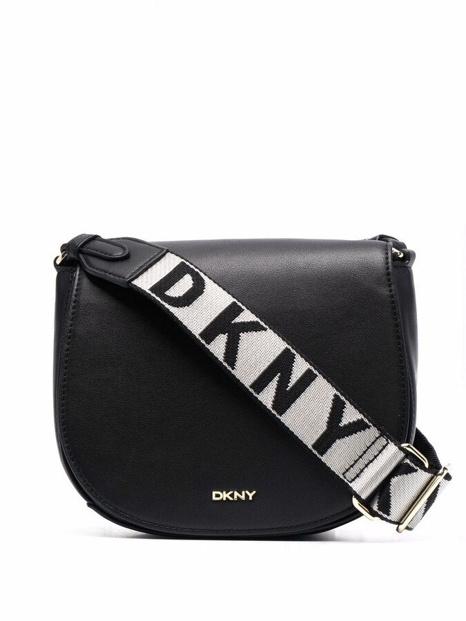 DKNY LogoStrap Leather Crossbody Bag ShopStyle