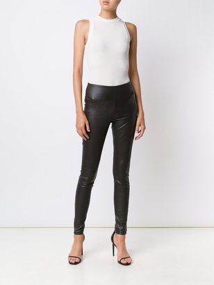 Getting Back To Square One iconic leather leggings