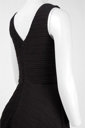 Taylor 8281M Sleeveless Textured Flare Dress