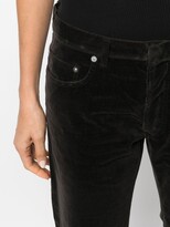 Thumbnail for your product : Christian Dior 2010s Pre-Owned Velvet Straight-Leg Trousers
