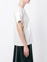 Thumbnail for your product : CÃ©dric Charlier CÃ©dric Charlier panelled T-shirt