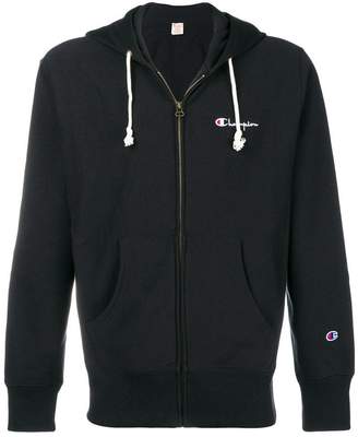 Champion zipped logo hoodie