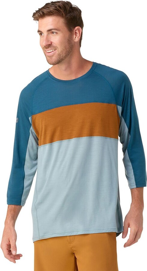 Smartwool Merino Sport 120 Mountain Biking 3/4 Sleeve T-Shirt - Men's