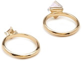 Thumbnail for your product : Forever 21 iridescent cube ring set