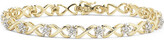 Thumbnail for your product : Fine Jewelry 1/10 CT. T.W. Diamond 14K Gold over Sterling Silver Bracelet