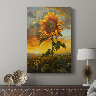 August Grove FLORAL Series CDXCIX -Custom Wrapped Gallery Cavas