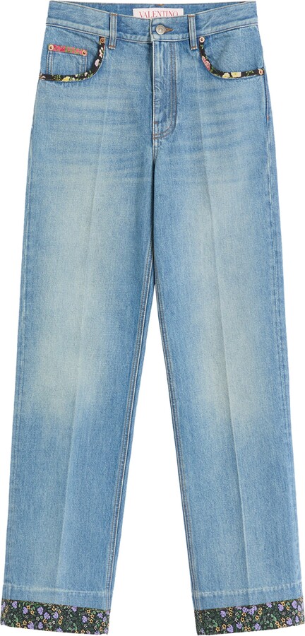 Valentino Denim Printed Jeans