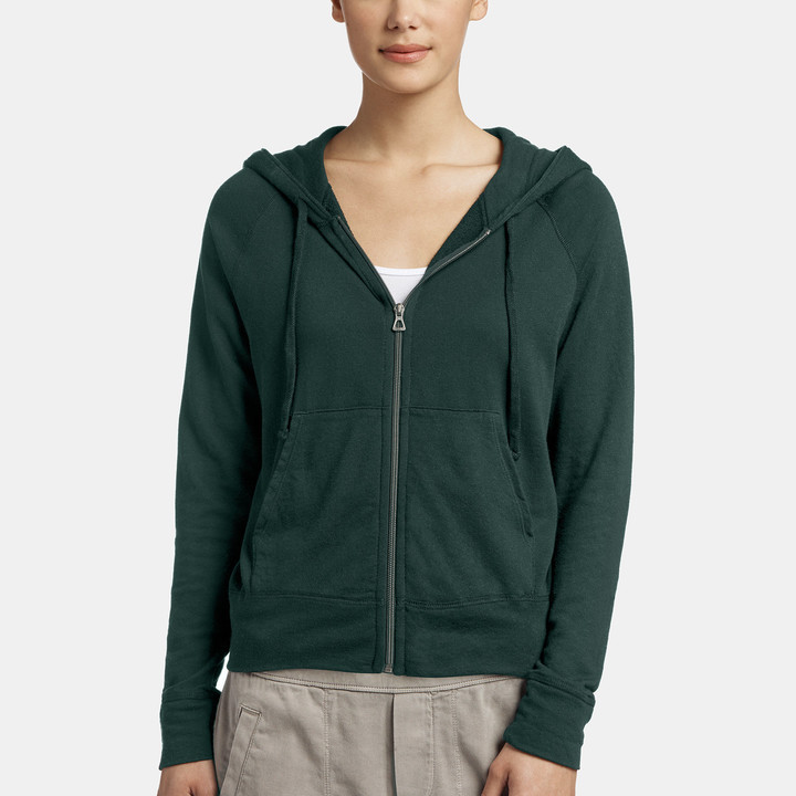 extra long zipper hoodie