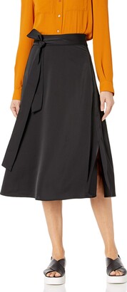 Kensie Women's Matte Shine Midi Skirt - ShopStyle