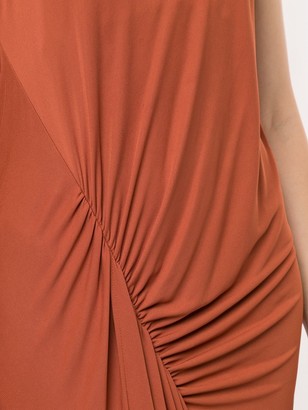Balenciaga Pre-Owned Gathered Knee-Length Dress