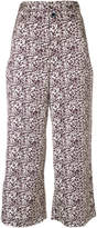 Thumbnail for your product : Christian Wijnants floral print flared trousers