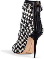Thumbnail for your product : Manolo Blahnik Gargi 105 Bootie in Black Houndstooth | FWRD