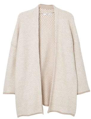 Mango Outlet OUTLET Textured knit cardigan