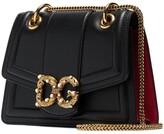 Thumbnail for your product : Dolce & Gabbana black embellished leather shoulder bag