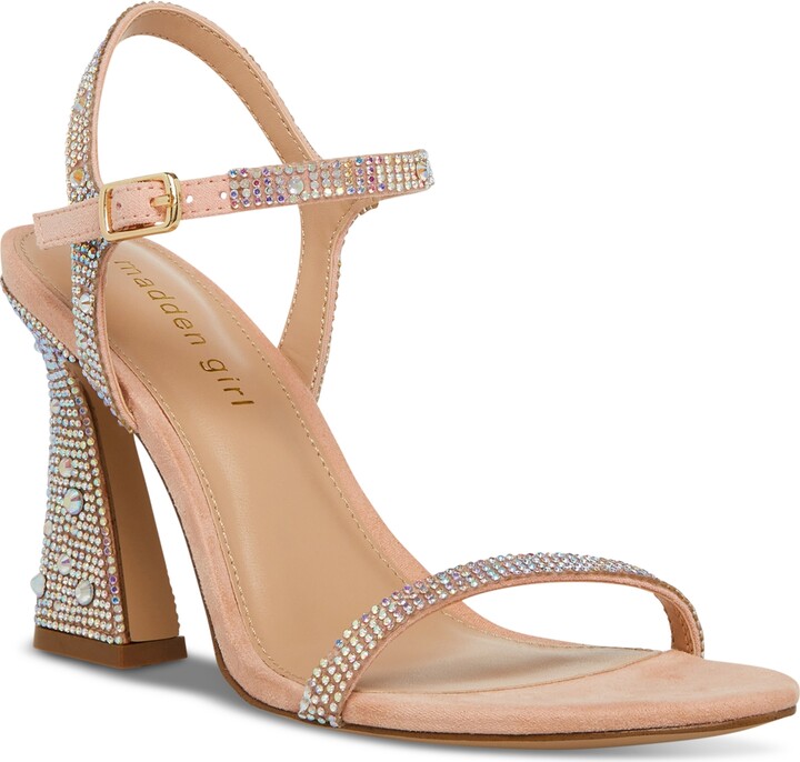Madden Girl Women's Disco Rhinestone TwoPiece Dress Sandals ShopStyle