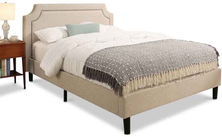 Abbyson Living Bozza Upholstered Bed - Queen, Quick Ship - ShopStyle