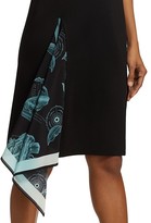 Thumbnail for your product : Givenchy Scarf-Trimmed Sheath Dress