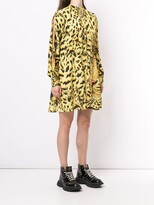 Thumbnail for your product : MSGM Graphic Print Tie-Neck Shirt Dress