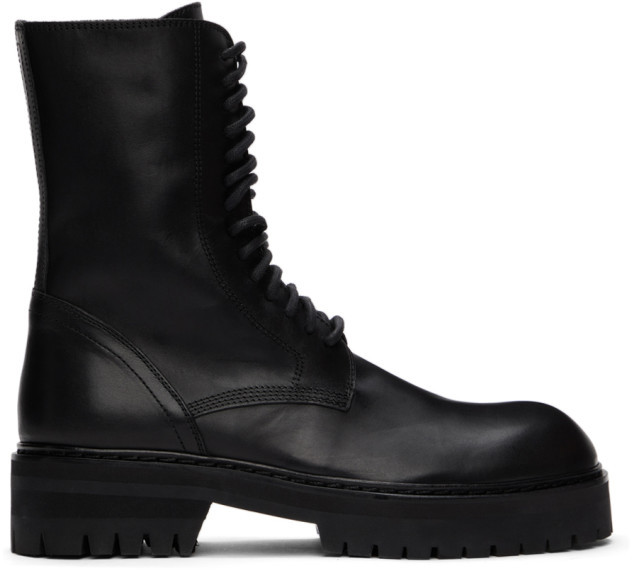 ann demeulemeester combat boots