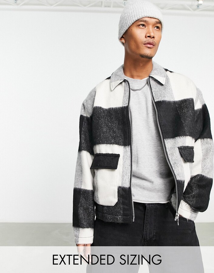 Wool Harrington Jacket | Shop The Largest Collection | ShopStyle