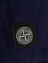 Thumbnail for your product : Stone Island Logo-Patch Crinkled Swim Shorts