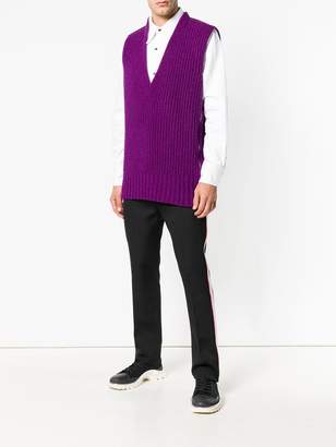 Calvin Klein longline sweater vest