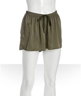 Thumbnail for your product : Vintage Havana olive silky tie waist shorts