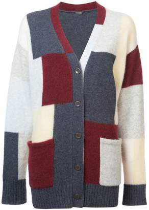 Adam Lippes colour-block fitted cardigan