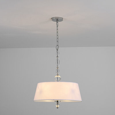 Mercer41 Thornhill 4- Light Dimmable Drum Chandelier