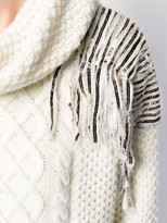 Thumbnail for your product : Twin-Set Sequin-Embellished Cable-Knit Jumper