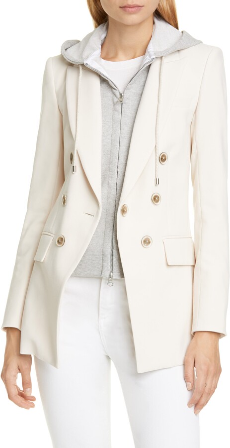 veronica beard hoodie blazer