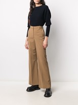Thumbnail for your product : Colombo Texture Rib-Trimmed Cashmere Jumper