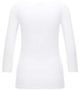 Thumbnail for your product : HUGO Slim-fit single jersey T-shirt with boat neckline