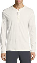 Thumbnail for your product : Vince Cotton/Linen Military Henley Shirt