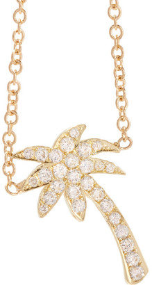 Jennifer Meyer Mini Palm Tree 18-karat Gold Diamond Bracelet