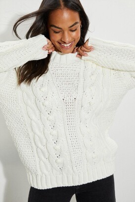Dorothy Perkins Womens Chunky Knit Bobble Jumper - ShopStyle