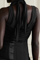 Thumbnail for your product : Helmut Lang Open-back Cutout Jersey Top - Black