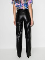 Thumbnail for your product : ANOUKI Vegan Leather Straight Trousers