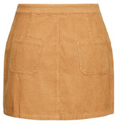 Thumbnail for your product : City Chic Corduroy Skirt - gold