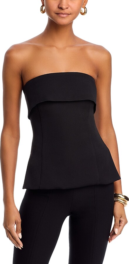 FORE Strapless Cropped Top