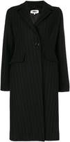 Thumbnail for your product : MM6 MAISON MARGIELA pinstripe overcoat