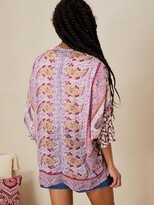 Thumbnail for your product : Monsoon Ikat Border Print Cover Up Cocoon