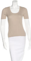 Thumbnail for your product : Akris Punto Knit Short Sleeve Top