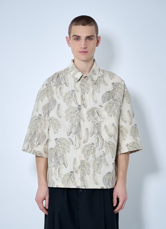 Jacquemus La Chemise Aloe Shirt - Man Shirts Beige Eu - 50