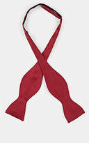 Thumbnail for your product : Barneys New York MEN'S GEOMETRIC-PRINT SILK SATIN BOW TIE - RED