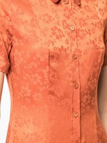 Thumbnail for your product : ALEXACHUNG Floral Embroidered Shirt Dress