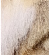 Thumbnail for your product : Miu Miu RIBBED KNIT VEST WITH FUR TRIMMED OVERLAY